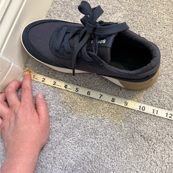 SOREL Out N About III City Sneaker Waterproof Women’s 8.5 in India Ink/Sea Salt - Picture 12 of 13